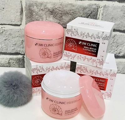 3W CLINIC Snail Mucus Sleeping Pack
